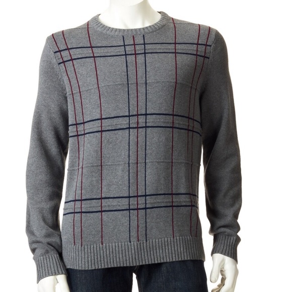 croft & barrow Other - Craft & Barrow Classic Fit Windowpane Sweater